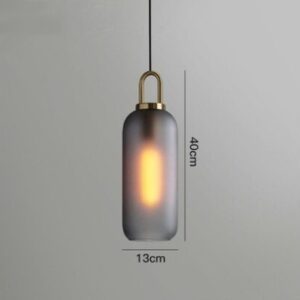 Nordic Simple Modern Glass Ball Chandelier Milk Tea Shop Clear Bar Restaurant Chandelier - Image 2