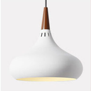 Decorative Lamps And Lanterns Modern And Simple Single Head Solid Wood Chandelier - Image 2