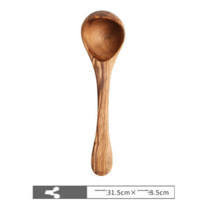 Handmade Solid Wood Kitchen Porridge Spoon - Image 4