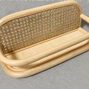 Handmade Rattan Furniture Newspaper Storage Rack Children'S Photography Decoration Rattan Korean Style - Image 2