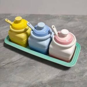 Cool Color Kitchen Seasoning Jar Kitchen Supplies Seasoning Spoon - Image 3