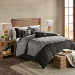 Faux Suede Comforter Set - Image 7