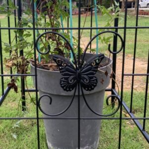 Garden Arch Arbor Trellis For Climbing Plants, Durable Metal Garden Arch Outdoor Wedding Arch, For Wedding Ceremony Party Plant Climbing Rose Vines Lawn Courtyard Patio Black, 7.15ft - Image 10