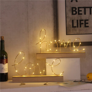 Leuchtschrift Love Home - Image 1