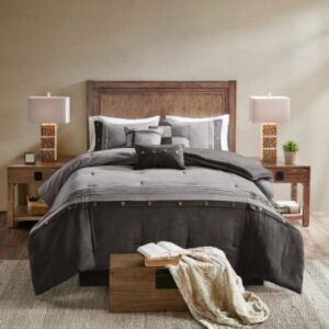 Faux Suede Comforter Set - Image 2