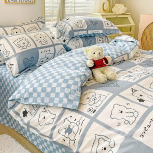 Cotton Duvet Cover Sheet - Image 3
