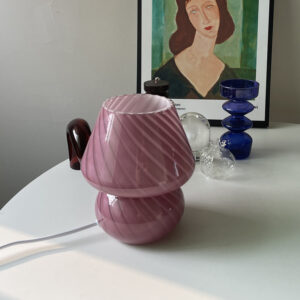 Bedside Lamp Glass Table Lamp Retro Bedroom Lamp - Image 2