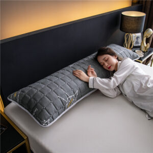 Waterproof Quilted  Long Double Pillowcase Rice Couple Pillowcase - Image 4