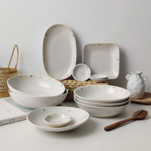Dot Ceramic Plate - Image 1