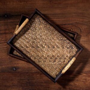Handmade Wooden Retro Dinner Plate - Image 5