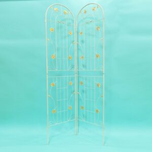 2 Pack Metal Garden Trellis 86.7 X 19.7 Rustproof For Climbing Plants Outdoor - Image 10