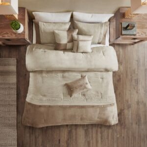 Faux Suede Comforter Set - Image 4