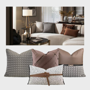 Modern Simple And Light Luxury Living Room Sofa Pillow Cases - Image 1