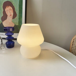 Bedside Lamp Glass Table Lamp Retro Bedroom Lamp - Image 4