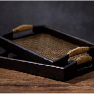 Handmade Wooden Retro Dinner Plate - Image 2