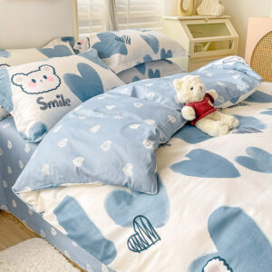 Cotton Duvet Cover Sheet - Image 7