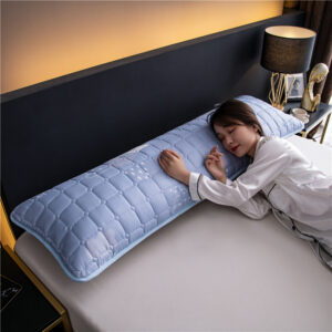 Waterproof Quilted  Long Double Pillowcase Rice Couple Pillowcase - Image 5