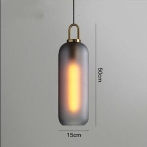 Nordic Simple Modern Glass Ball Chandelier Milk Tea Shop Clear Bar Restaurant Chandelier - Image 6