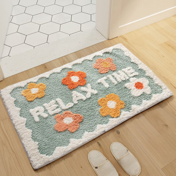 Bathroom Floret Carpet